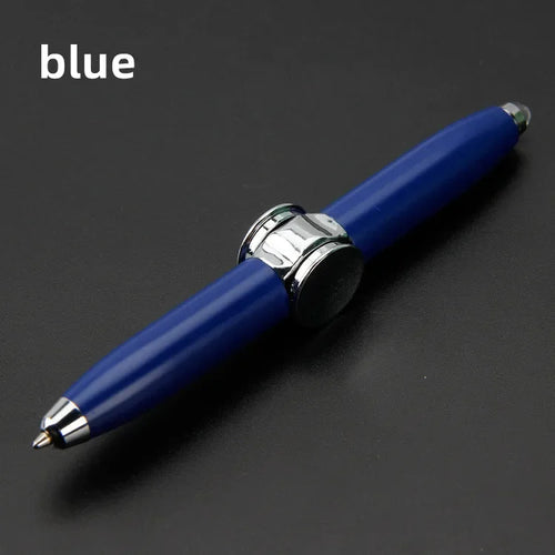 Multifunctional Decompression Finger Rotate Luminous Gyro Pens Toy