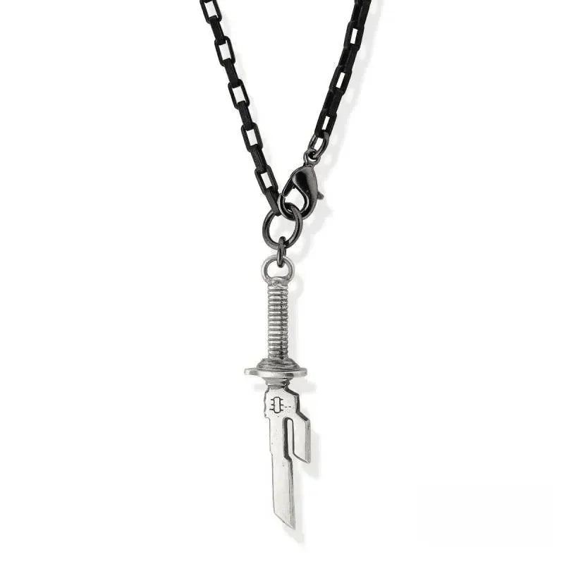 Anime Jujutsu Kaisen Fushiguro Toji Cosplay Necklace Unisex Sword