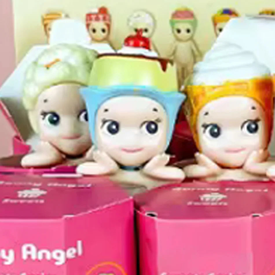 Hot Cartoon Angel Blind Box candy Doll Figuren Unboxing Fun Car