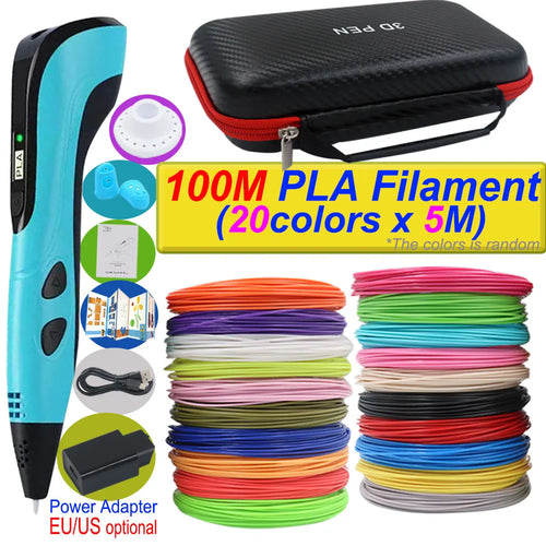 2025 New 3D Printing Pen DIY Three-dimensional Painting Children Toys