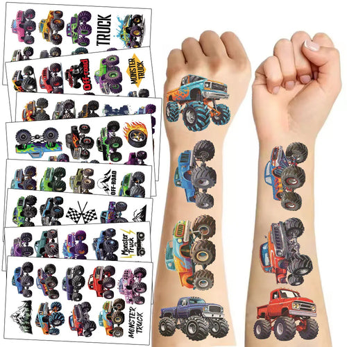 10 Sheets Dinosaurs Tattoo Sticker Temporary Fake Tattoo Arm Hands