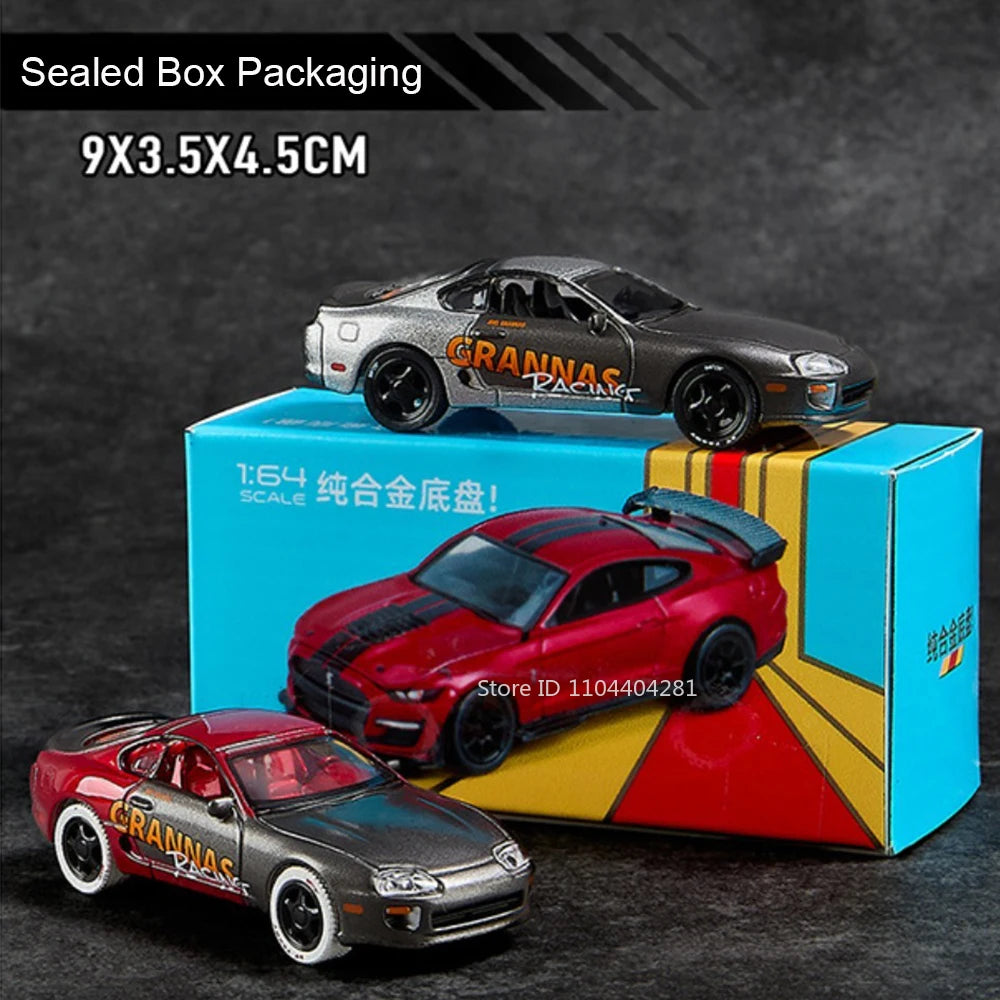 1:64 Scale JDM Corvette GT500 Firebird Daytona Stardust Alloy Diecast