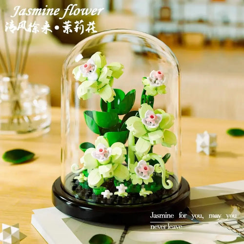 Diy Micro Flower Building Blocks Mini Bricks Particles Eternal Life