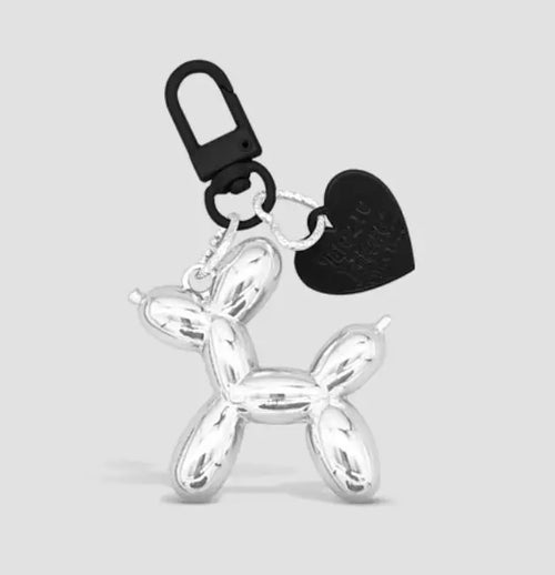 Jelly Cute Jelly Balloon Dog Keychain Pendant Cartoon Dog Chain