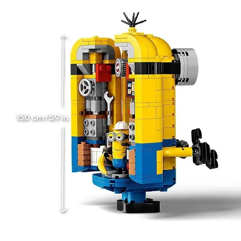 Hot Toys Despicable Me Mini Cute Play Puzzle Built Minion Building