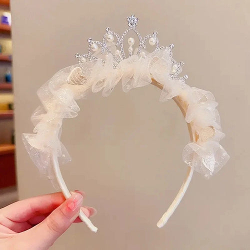 Sweet Lovely Girl Headband Hair Accessories Pink Blue Kawaii Lace