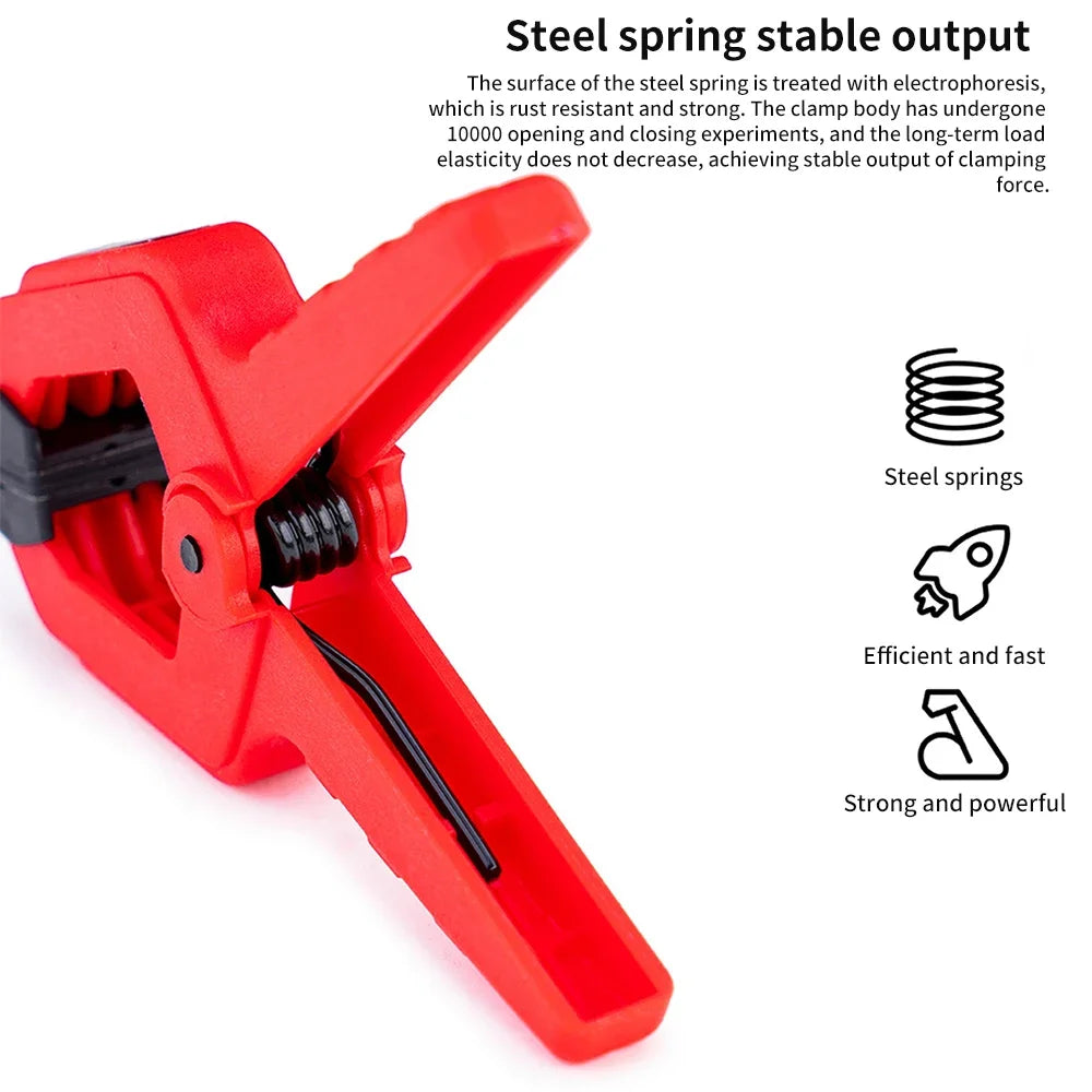 2pcs Seamless Auxiliary Clamps With Silicone Anti-Slip Pad Model Tools