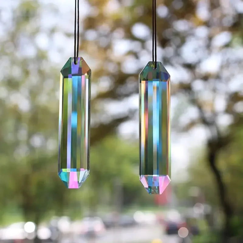 2 pcs sun catcher window prism pendant, Crystal rainbow manufacturing