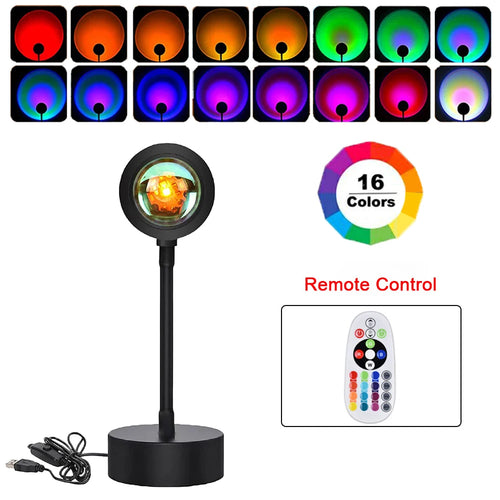 Tuya Smart Sunset Lamp Night Light Sunset Projector Smart Life APP
