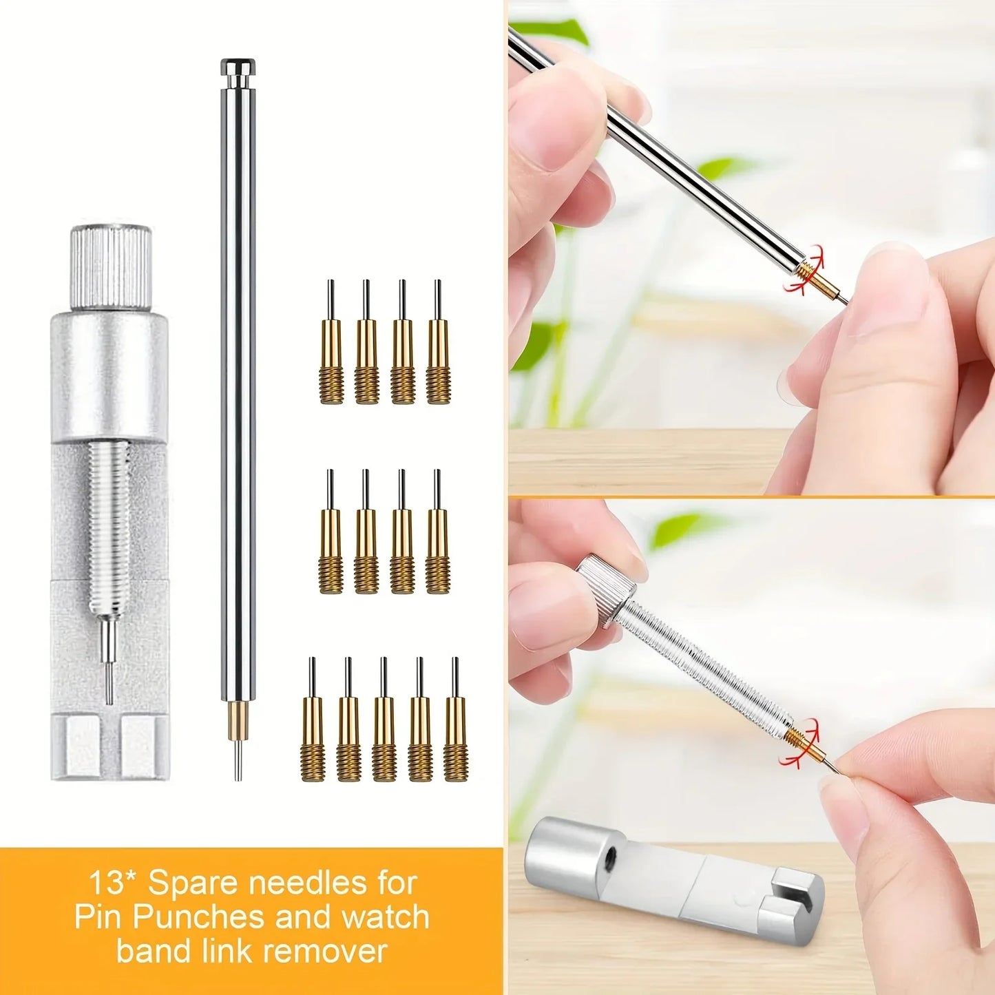 41pcs/set Watch Link , Watch Band Tool Kit, Watch Link Remover, 20pcs