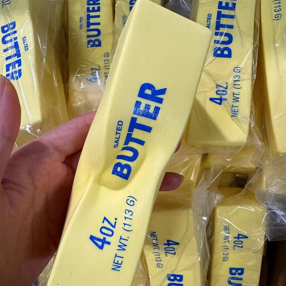 Butter Stick Squishy Toy Slow Rising Squeeze Toy Butter Bar Brick