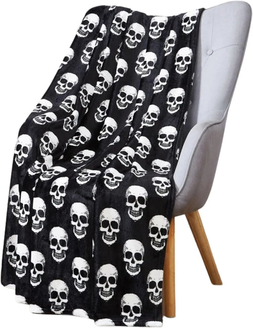 1PC Gifts Blanket Black Bats Printed Flannel Blanket Perfect for Sofa