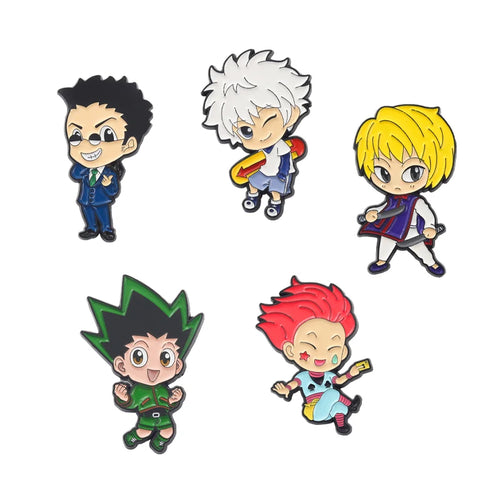 3-6pcs/Set Anime Collection Enamel Pins Custom Cartoon Character