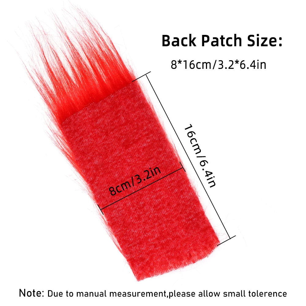 3PCS Fly Tying Artificial Synthetic Fluffy Fiber Long Hairy Craft Fur