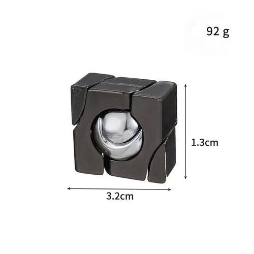 Lock Puzzles Classic IQ Metal Brain teaser Magic Baffling Puzzles Game