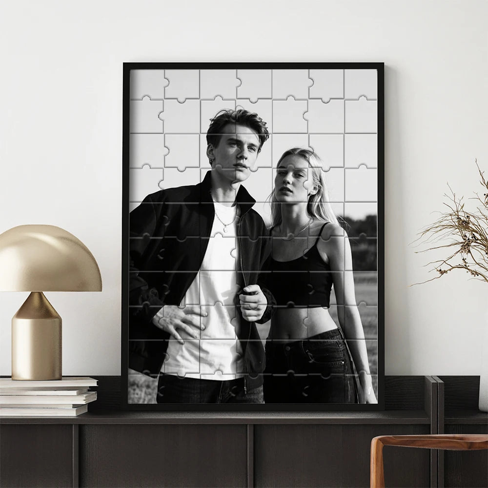 【Custom】Framed Wooden Puzzles, Custom Graduation Photo Puzzles as
