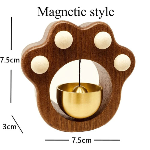Dopamine Wind Chime Magnetic Indoor Wind Chime, Oak Material Doorbell