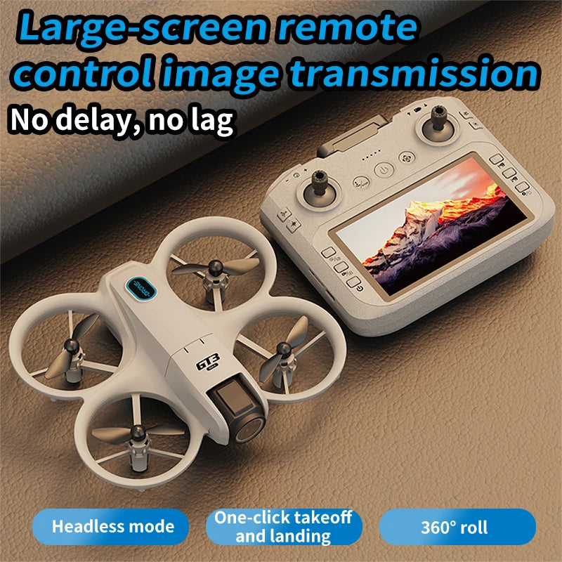 2025New GT3 MAX Drone 8K HD 4.3" Remote Control Headless Mode