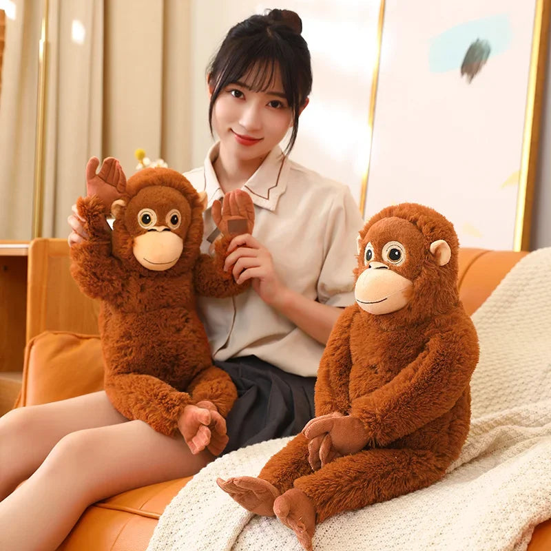66cm Cartoon Gorilla Plush Toy Chimpanzees Monkey Soft Stuffed Doll