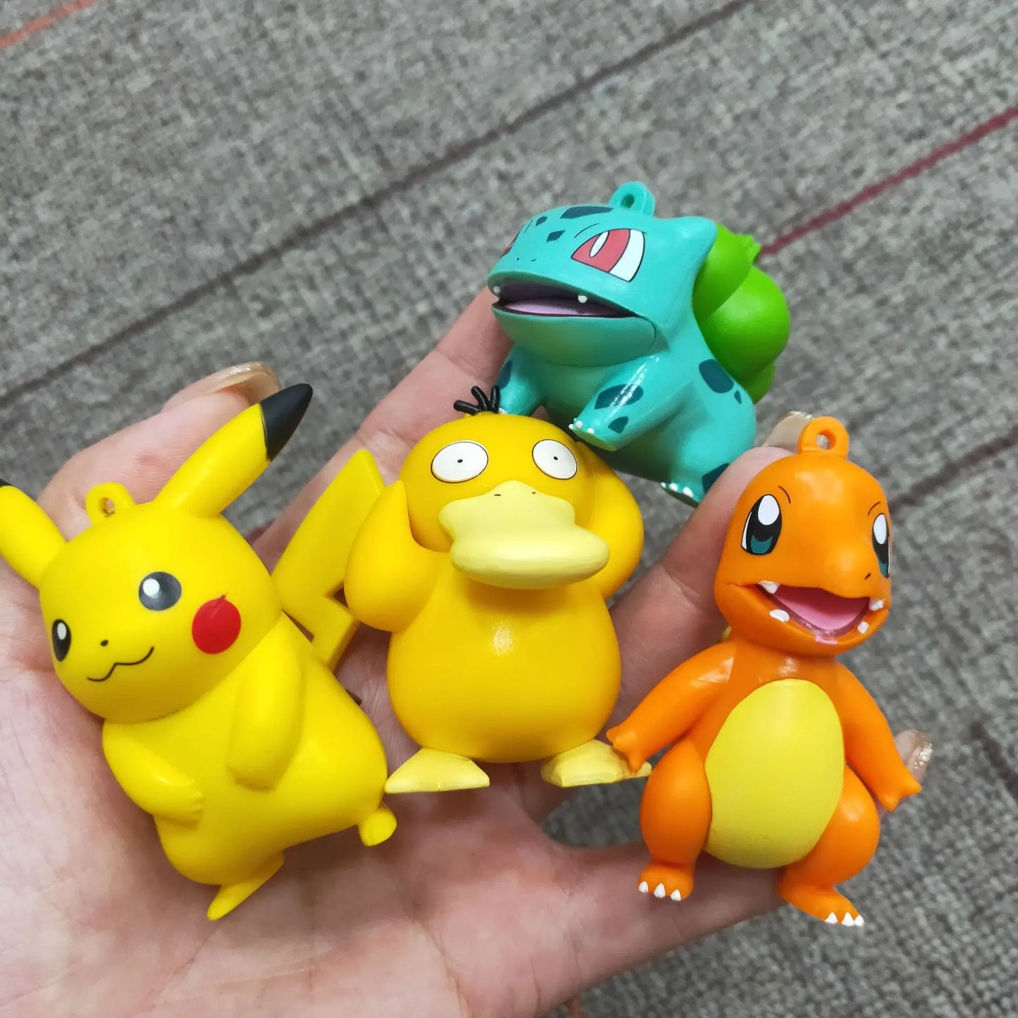Pokemon Anime Action Figures Pikachu Toys Model Charmander Psyduck