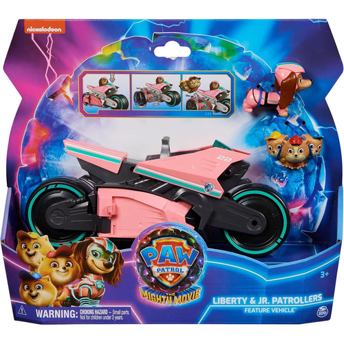 100% Original Paw Patrol Mighty Movie Liberty & Poms JR. Patrollers
