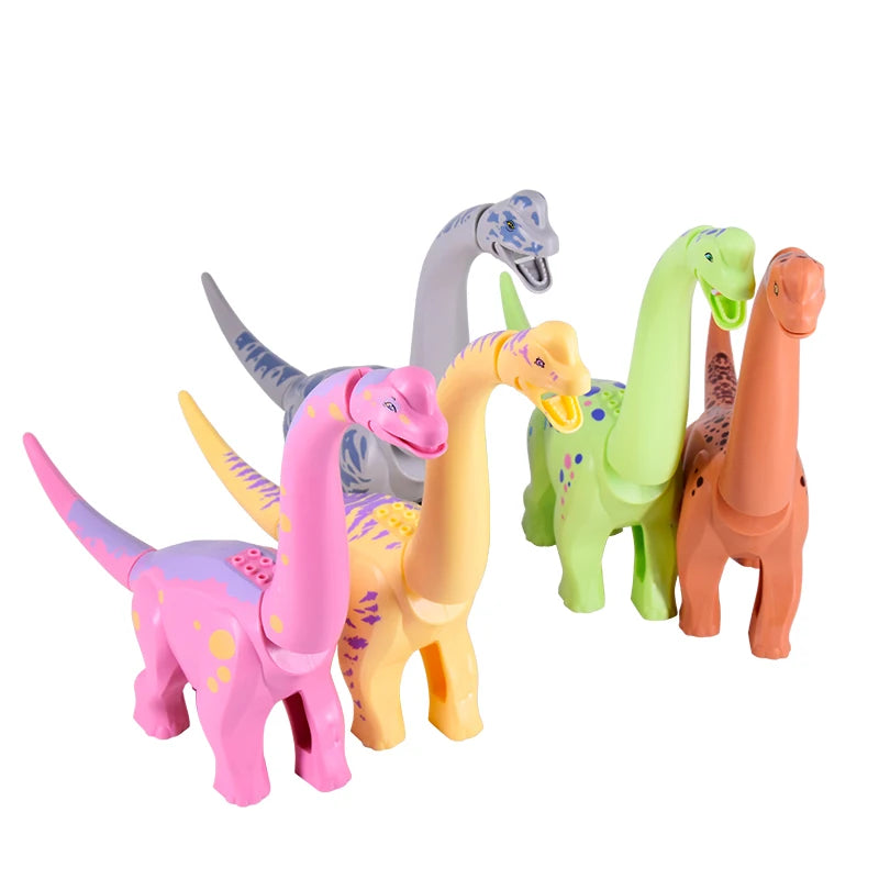 MOC Jurassic Dino Brachiosaurus World Building Kits Bolcks Bricks