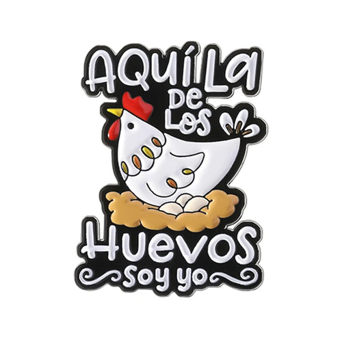 Funny Spanish Quote Enamel Pins Te Calmas O Te Calmas Despues No Digas