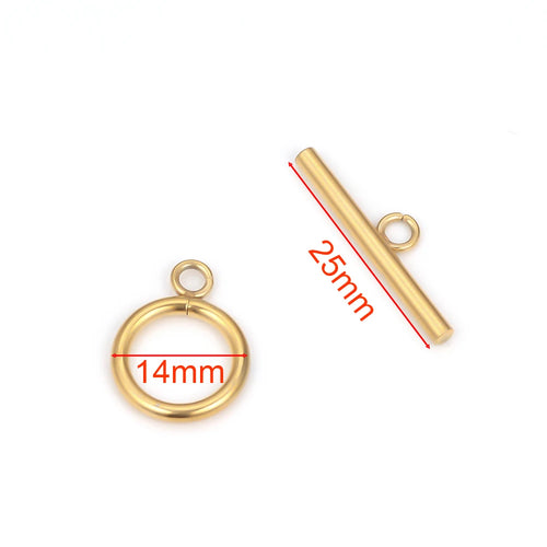 5 Sets Stainless Steel OT Clasp Toggle Clasps for DIY Jewelry Making