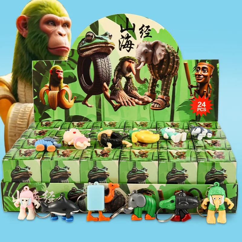 12/24PCS Italian Brainrot Blind Box Toy Tungtungtung Sahur Tralarero