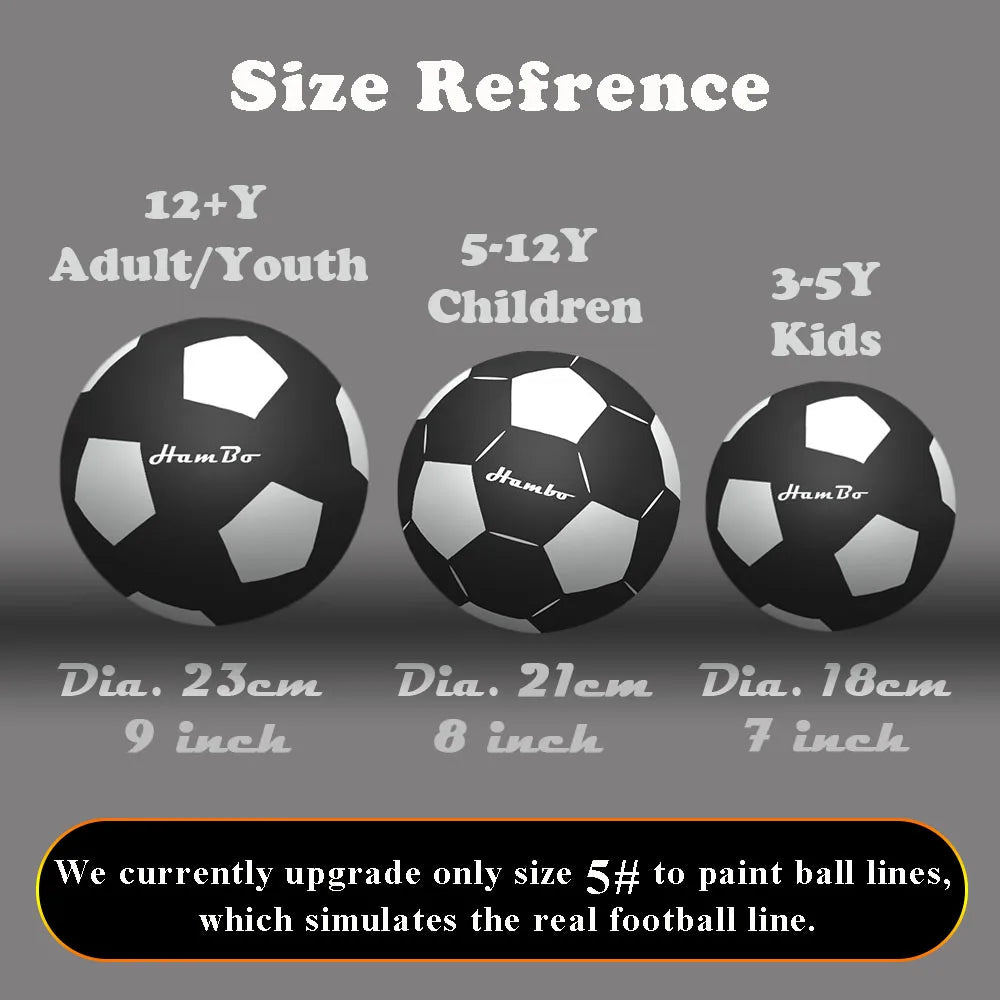 Silent Football Ball Dia.7/8/9inch Indoor Silent Foam Soccer Ball Mute