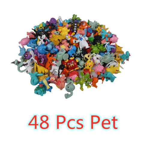 144 Style Pokemon Figure Toys Anime Pikachu Action Figure Model