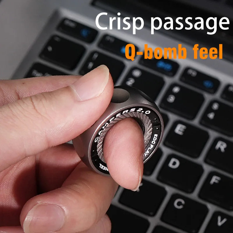 Magnetic Ring for Stress Relief Anti-Anxiety Fidget Toy Spinner Ring