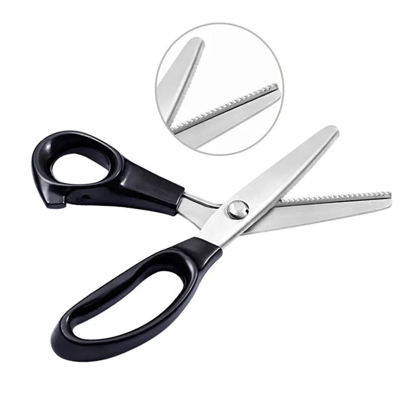 Stainless Steel Pinking Shears Comfort Grip Handled Professional