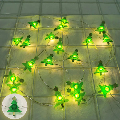Runtowo Santa Claus Snowman LED Light String Christmas Decoration For