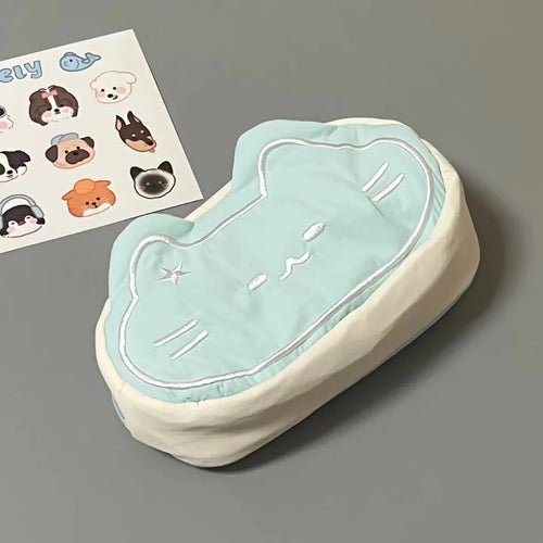 Ins Style Cartoon Pen Case Cute Caramel Cat Pen Bag Large Capacity