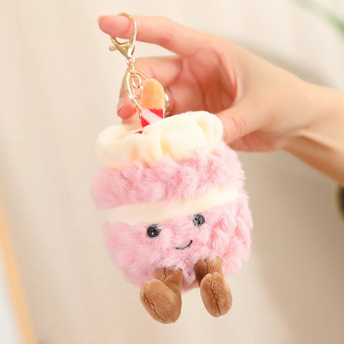 New Cartoon Egg Stuffed Toy Expression Food Bread Toast Series