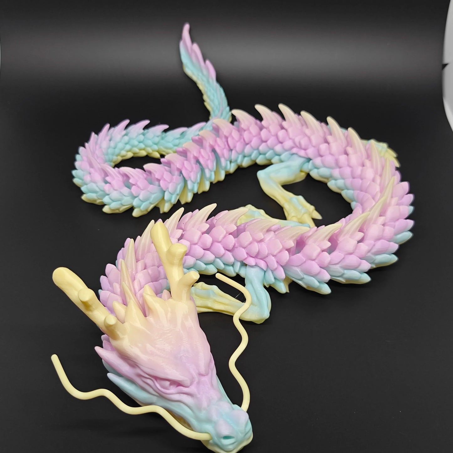 88CM 3D Printed Gem Dragon Crystal Fidget Toy Rotatable Articulated