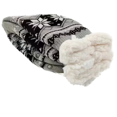 Winter Socks Mens Fluffy Warm Short Plus Velvet Soft Thermal Non Slip