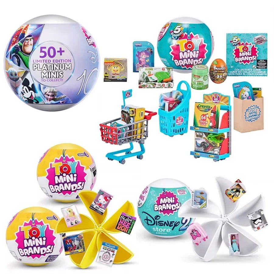 5 Surprise Ball Mini Brands Supermarket Shopping Scene Miniature