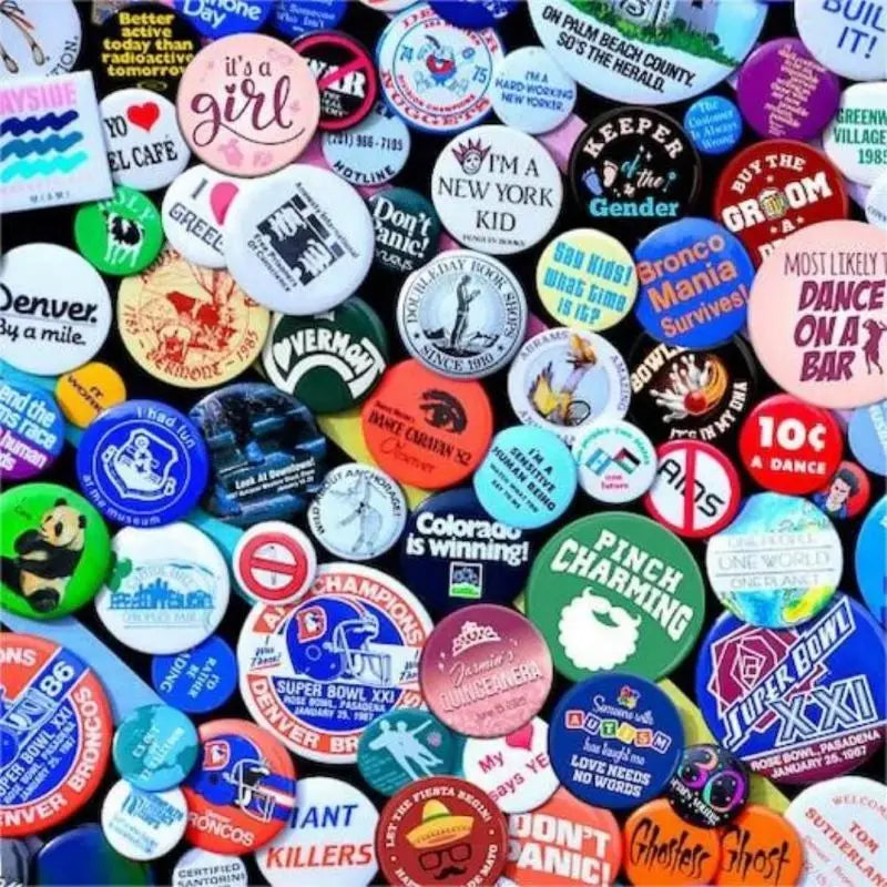 Customized Personalized Tinplate Enamel Pins Creativity Printed