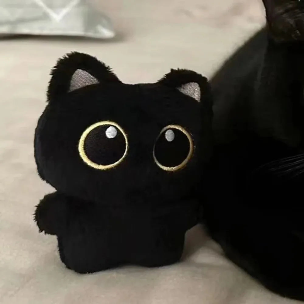 CuteBlack Cat plush toy Doll Small Pendant Cuddly Pillow Cushion Ins