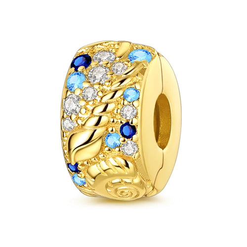 Original 925 Sterling Silver Clip Charm Inlaid Zircon Cat Butterfly