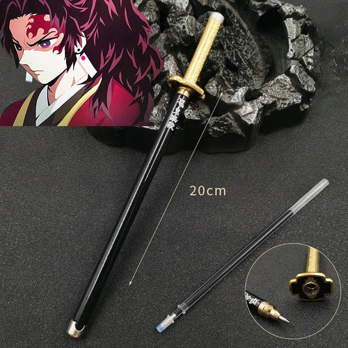 20cm Demon Slayer Signature Pen Mitsuri Shinobu Alloy Real Size