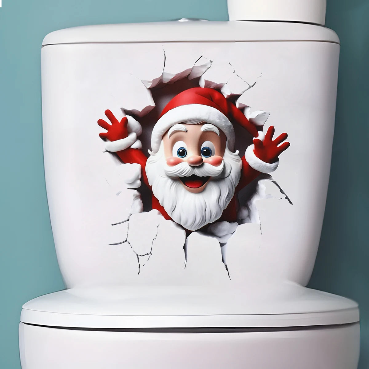 Christmas Toilet Sticker Merry Christmas Decoration for Home 2025