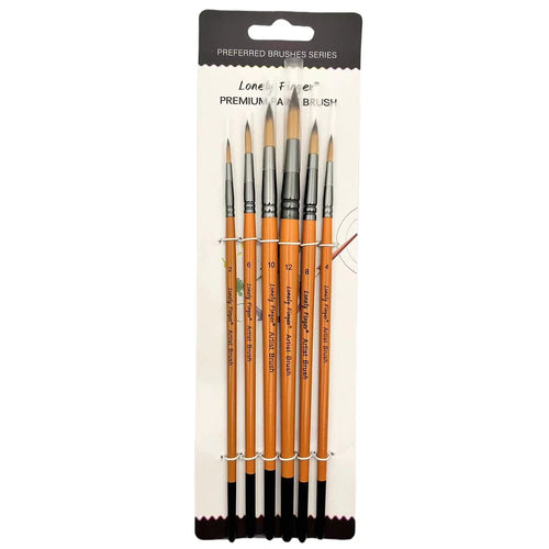 6pcs Artist Paint Brushes Set Artist Paintbrushes For Acrylic Oil