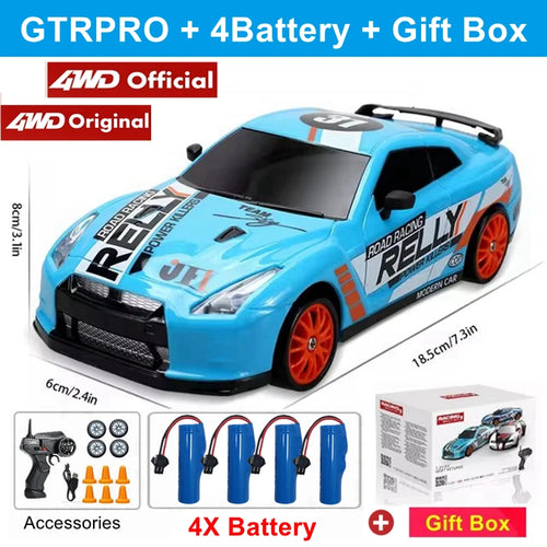 4WD RC Drift Car Remote Control GTRPRO AE86PRO Model 4x4 Racing RTR