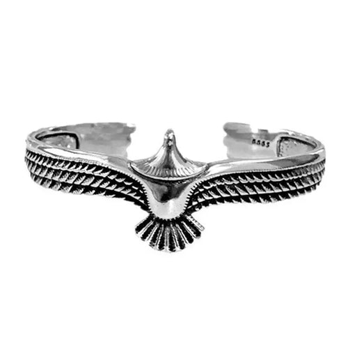 XIYANIKE Vintage Thai Silver Lotus Flower Cuff Bracelet For Women Girl