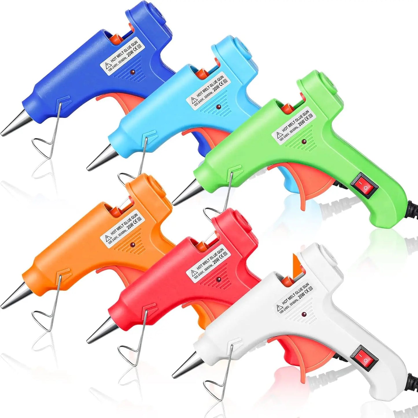 20W Mini Hot Glue Gun, Fast Preheating Glue Gun for Christmas Crafts