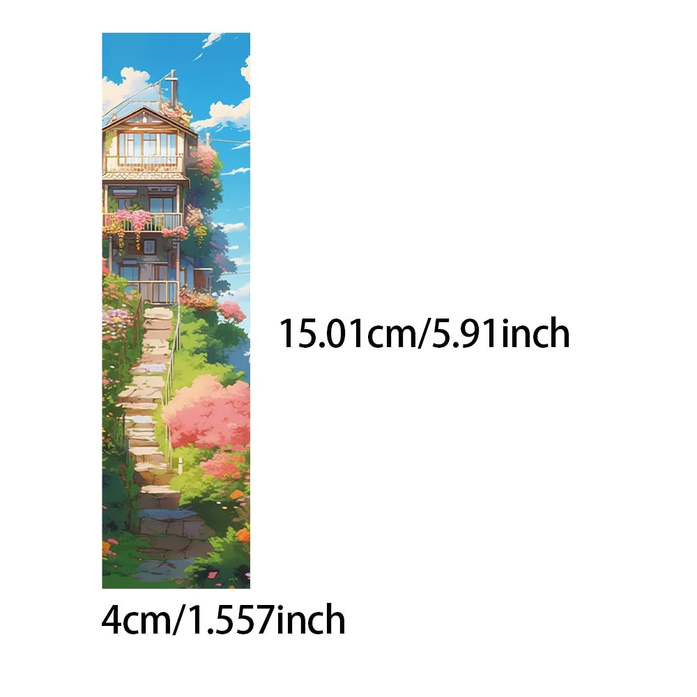 30pcs Hayao Miyazaki Manga Style Bookmarks Student Gifts DIY Creative