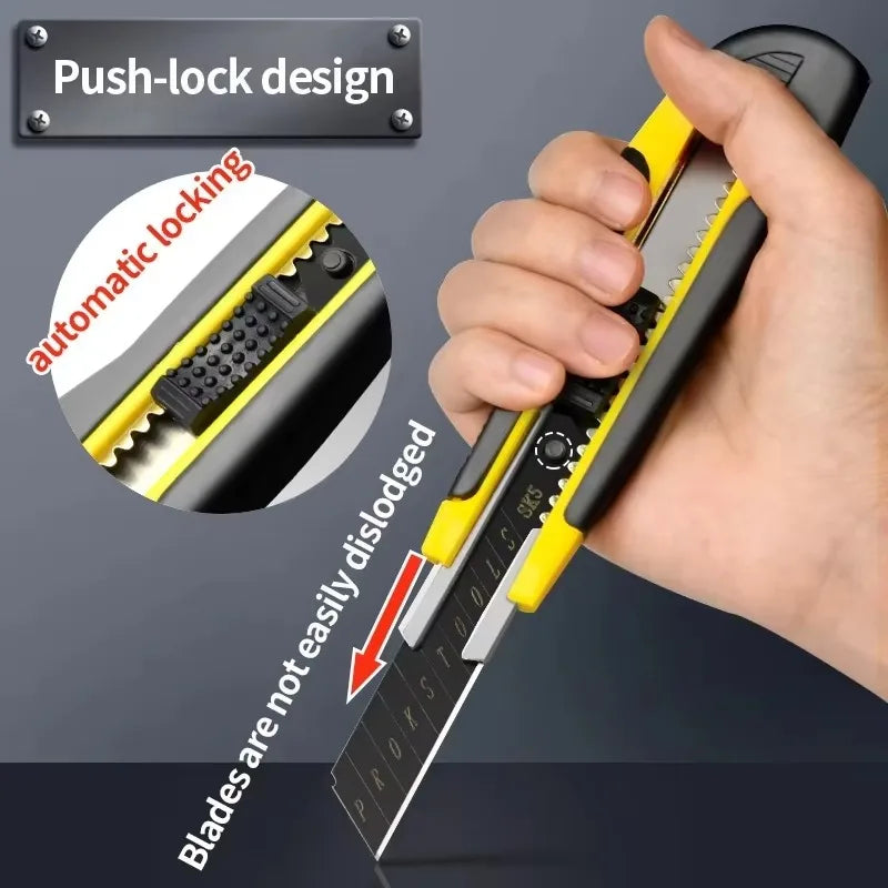 Large Art Knife Stainless Steel Paper Cutter Multi Purpose Plastic